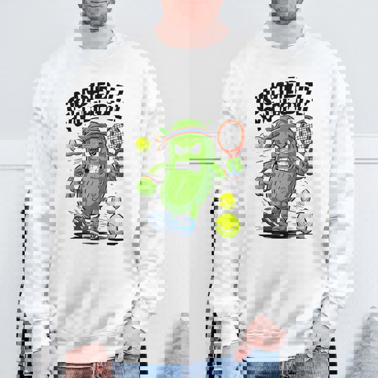 Crushed It You Big Dill Pickle Tennis スウェットシャツ 高齢者への贈り物