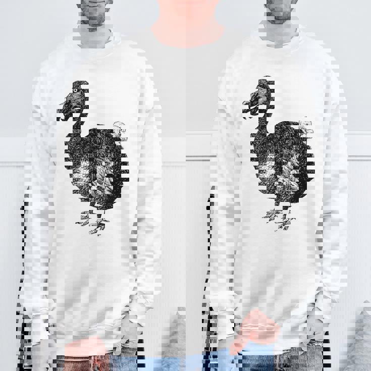 Dodo Bird 鳥類学 鳥 スウェットシャツ 高齢者への贈り物