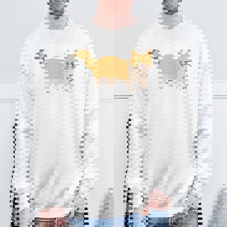 Everybody Want To Be A Cat Pet Cat Lover 長袖tシャツ スウェットシャツ 高齢者への贈り物