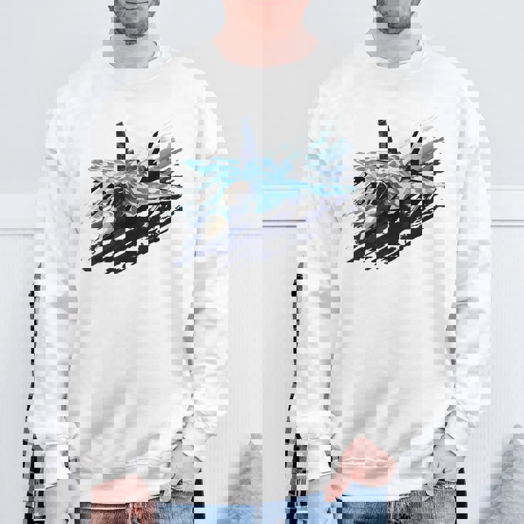 F-15 ストライク イーグル ミリタリー 戦闘機 ジェット キッズ 幼児 男の子 男性 スウェットシャツ 高齢者への贈り物