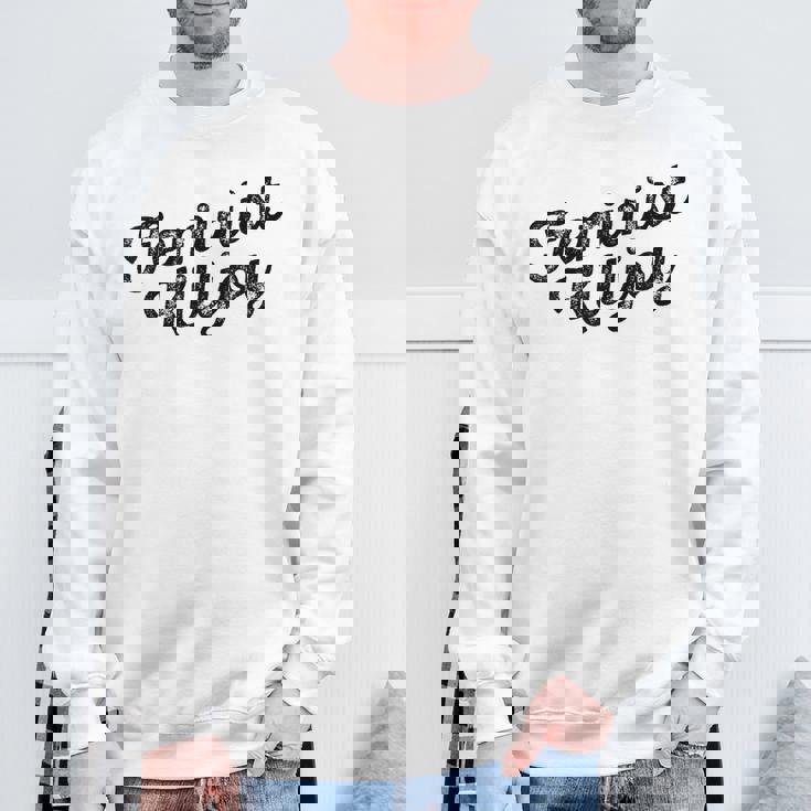 Feminist Killjoy 面白いフェミニズムミーム スウェットシャツ 高齢者への贈り物