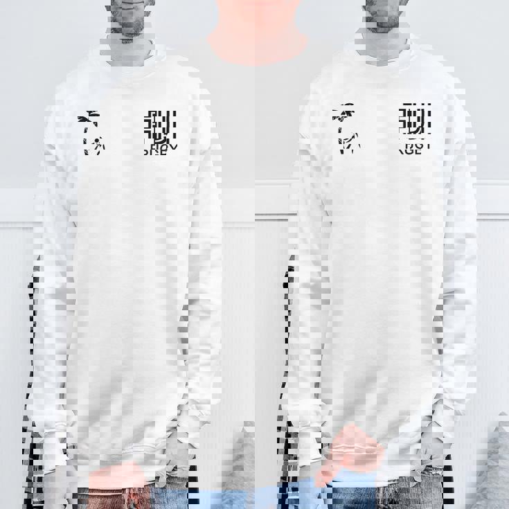 Fiji RugbyFor Rugby Ball Players スウェットシャツ 高齢者への贈り物