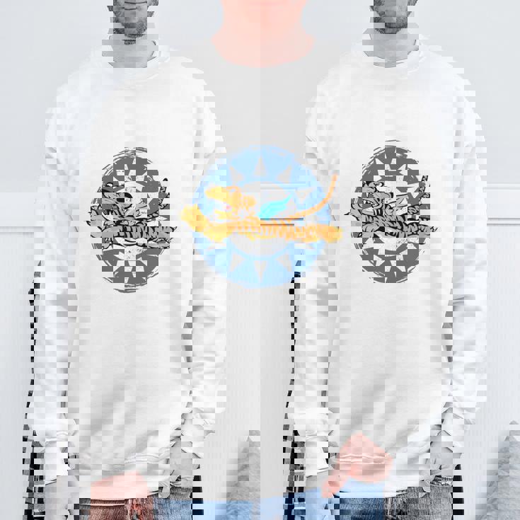 Flying Tigers カーティス P-40B ウォーホーク 第二次世界大戦 飛行機 長袖tシャツ スウェットシャツ 高齢者への贈り物