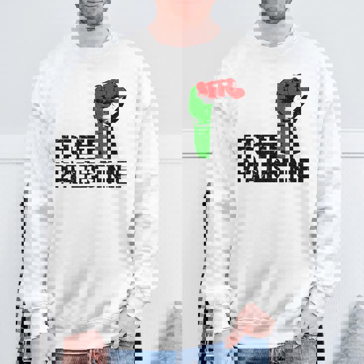 Free Palestine パレスチナの旗無料パレスチナ スウェットシャツ 高齢者への贈り物