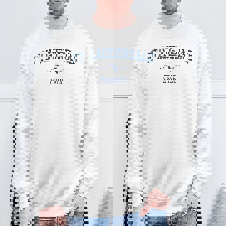 Ft Lauderdale スポーツアパレル フィットネス レトロ スウェットシャツ 高齢者への贈り物