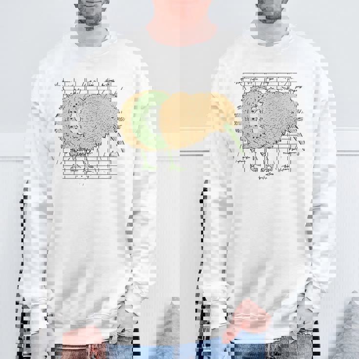 Kiwi コンポーネント カワイイ キウイ 鳥のギフト ニュージーランド 面白い スウェットシャツ 高齢者への贈り物