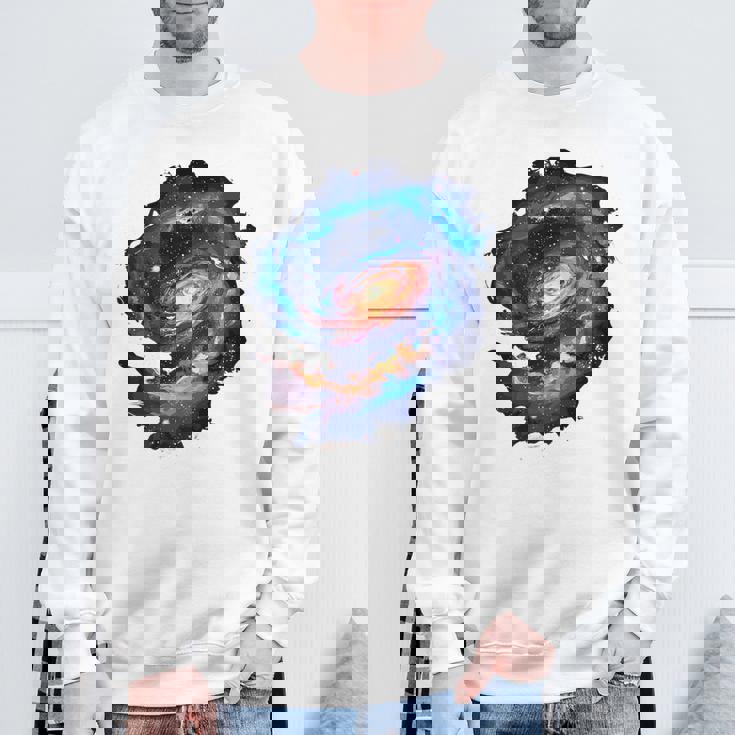 Galaxy Backprint スウェットシャツ 高齢者への贈り物