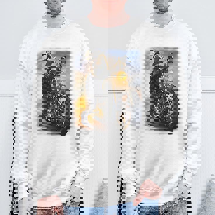 Gorilla ライディングチョッパー オートバイ スウェットシャツ 高齢者への贈り物