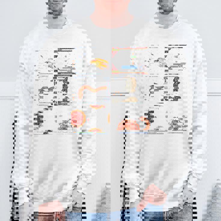 Gradius スクリーンショット ボス マルチ レトロ 宇宙戦 銀河 スウェットシャツ 高齢者への贈り物