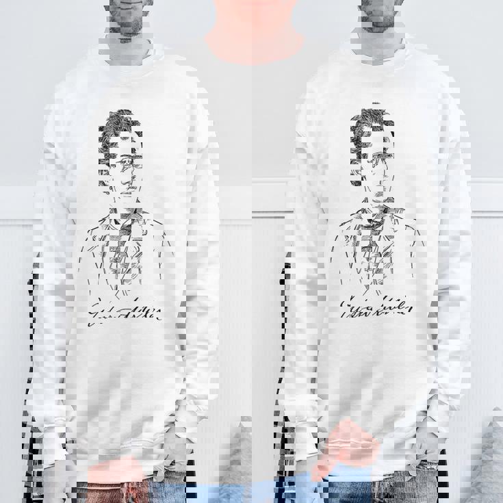 Gustav Mahler グスタフ・マーラー オーストリアの作曲家、指揮者。 音楽 スウェットシャツ 高齢者への贈り物