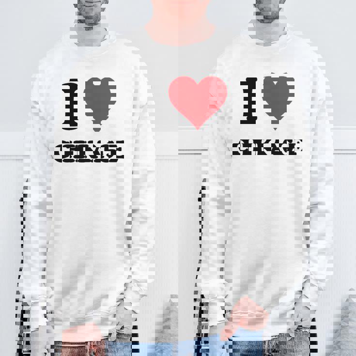 I Heart ちかげ 名 I Love パーソナライズ 長袖tシャツ スウェットシャツ 高齢者への贈り物