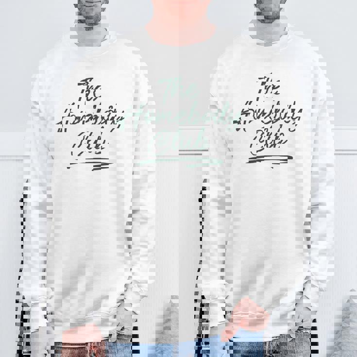 The Homebody Club 面白い 内向的 ホームライフ ママ レトロ スウェットシャツ 高齢者への贈り物