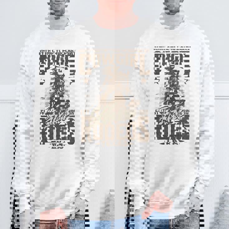 Hoofbeatのリズム カウガール 馬 ロデオ テキサスホース スウェットシャツ 高齢者への贈り物