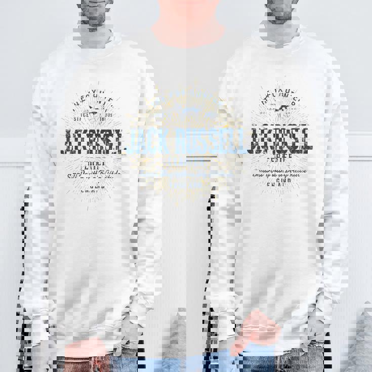 Jack Russell Terrier ヴィンテージジャック・ラッセル・テリア スウェットシャツ 高齢者への贈り物