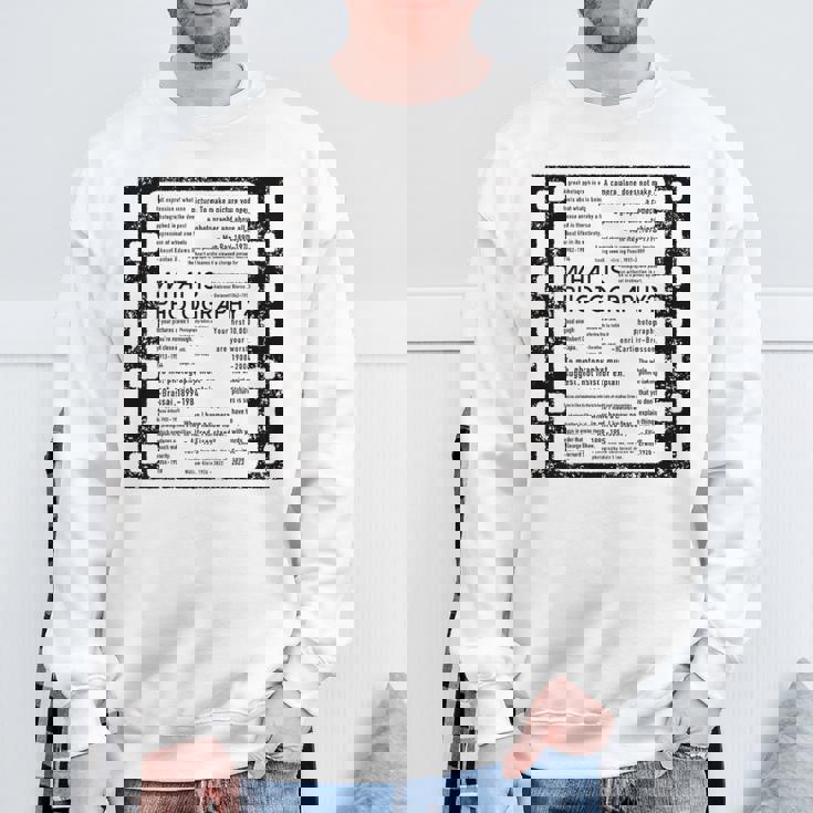 Kenko ひとことシリーズ「偉人のひとこと」［背面デザイン］ スウェットシャツ 高齢者への贈り物