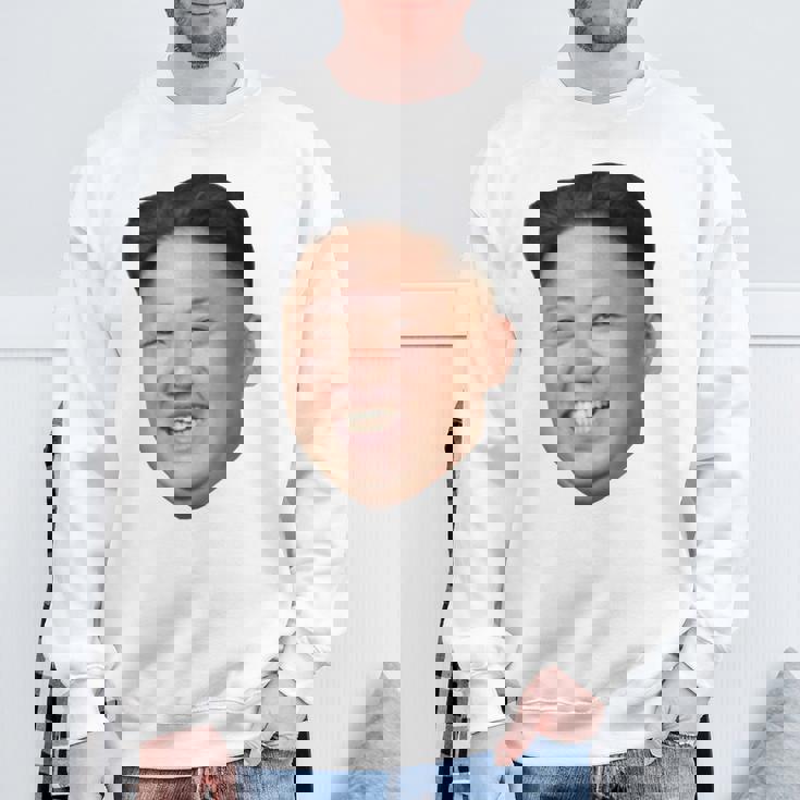 Kim Jong Un Big Face ロケットマン 北朝鮮パロディ スウェットシャツ 高齢者への贈り物