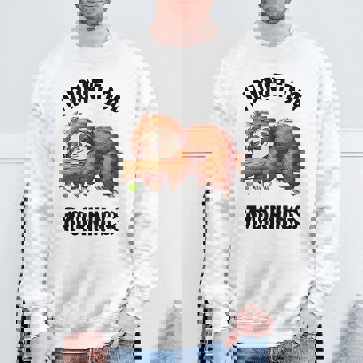 Lazy Nappingloth 怠惰な昼寝ナマケモノ スウェットシャツ 高齢者への贈り物