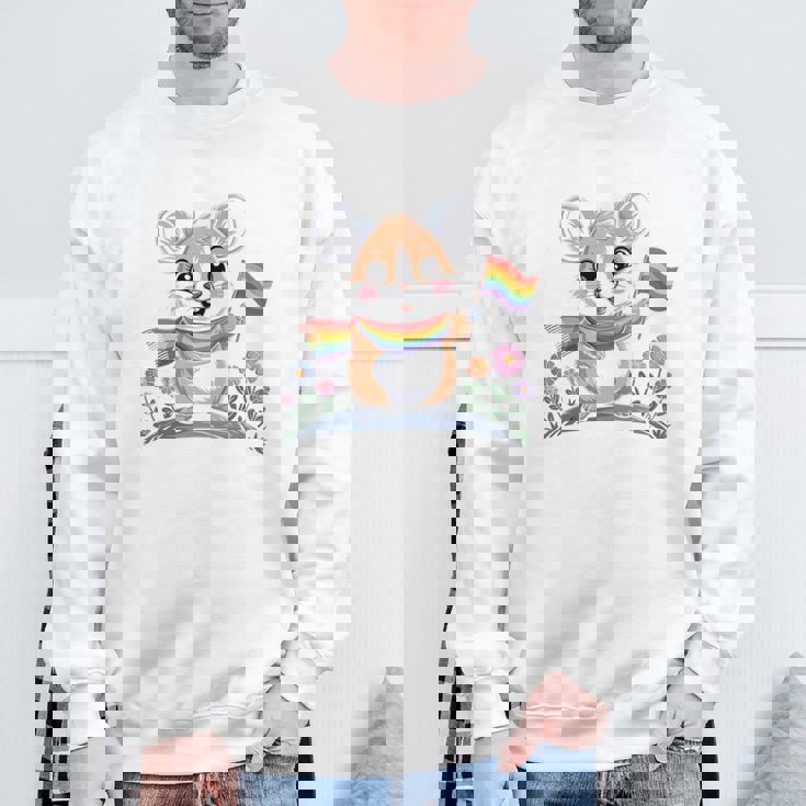 Lgbtプライドマンスピカlgbtqia 長袖tシャツ スウェットシャツ 高齢者への贈り物