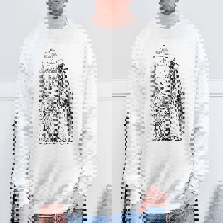 Life Is Meaningless 人生は無意味である-ニヒリストの哲学 スウェットシャツ 高齢者への贈り物