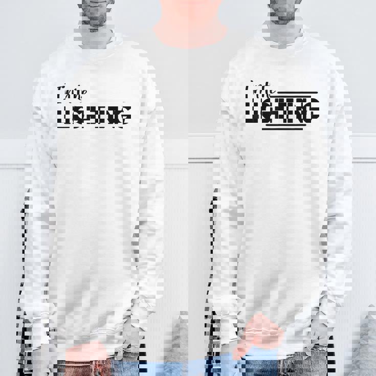 The Lightning The Thunder 面白いカップルマッチング スウェットシャツ 高齢者への贈り物