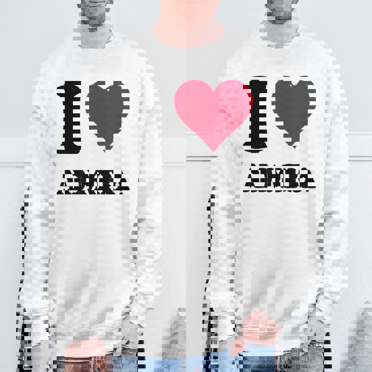 I Love Admira スウェットシャツ 高齢者への贈り物