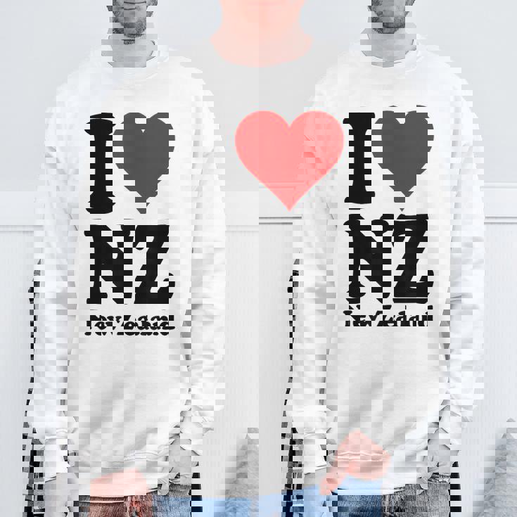 I Love Heart ニュージーランド Nz キウイマオリ文化 スウェットシャツ 高齢者への贈り物