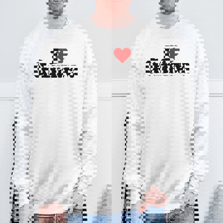 I Love Heart 沖縄ジャパン スウェットシャツ 高齢者への贈り物