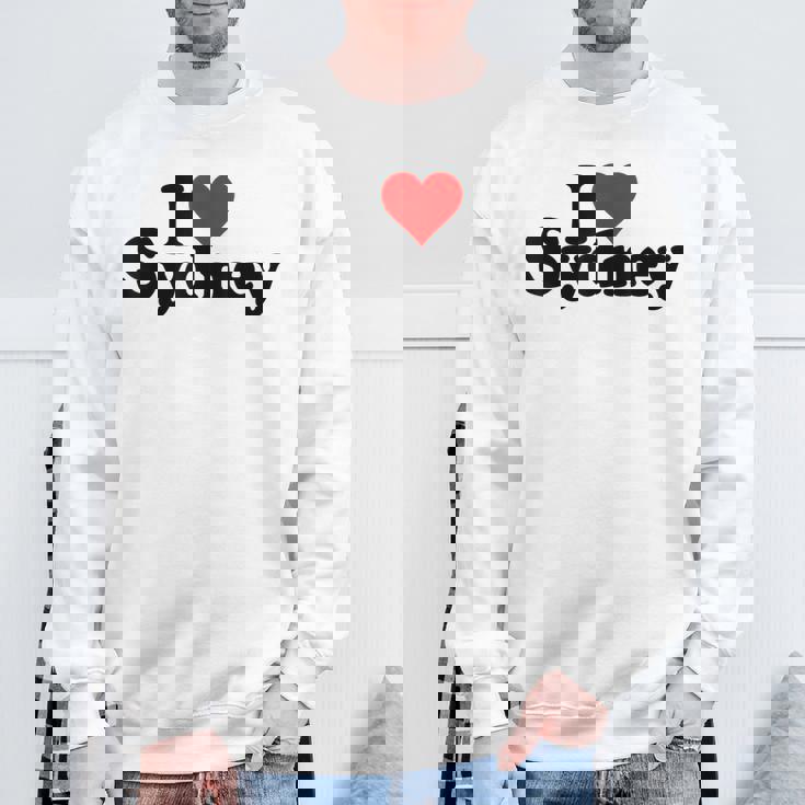 I Love Heartydneyyd Namee Australia スウェットシャツ 高齢者への贈り物