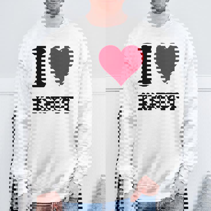 I Love Knut スウェットシャツ 高齢者への贈り物