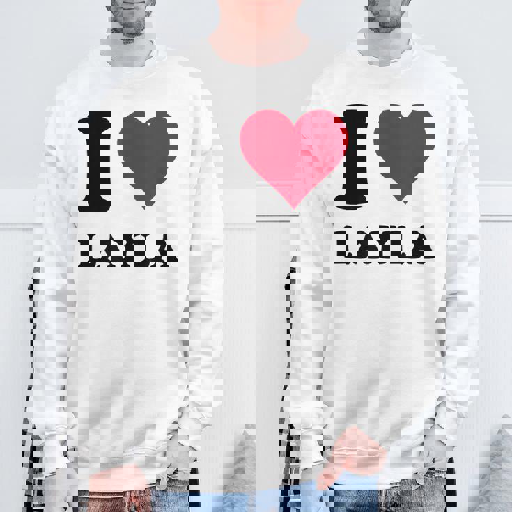 I Love Layla スウェットシャツ 高齢者への贈り物