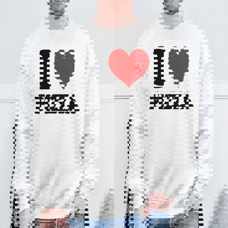 I Love Pizza スウェットシャツ 高齢者への贈り物