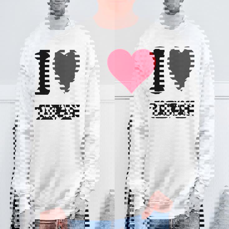 I Love Taiwan スウェットシャツ 高齢者への贈り物