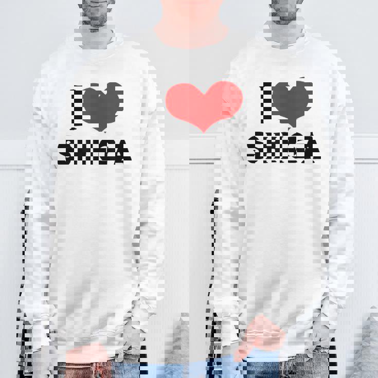 I Lovehiga 愛 ハート 滋賀 滋賀県 日本 お土産 かわいい おしゃれ スウェットシャツ 高齢者への贈り物