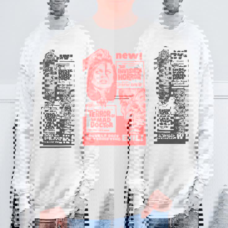 Mad Doctor Terror ハロウィンモンスターポスター ホラー映画 スウェットシャツ 高齢者への贈り物
