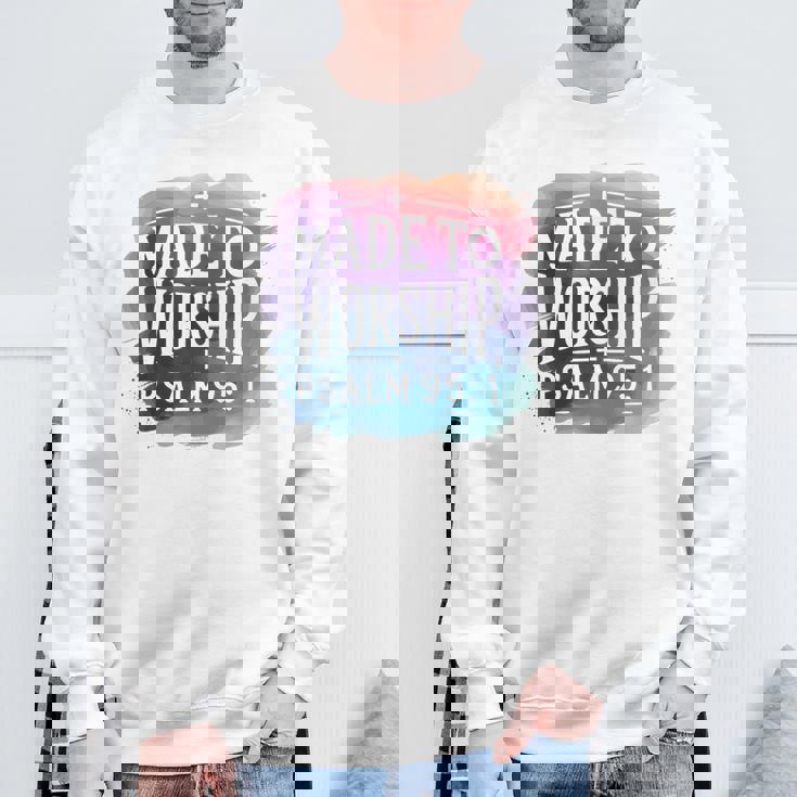 Made To Worship シャツ 礼拝シャツ メンズ & レディース God スウェットシャツ 高齢者への贈り物