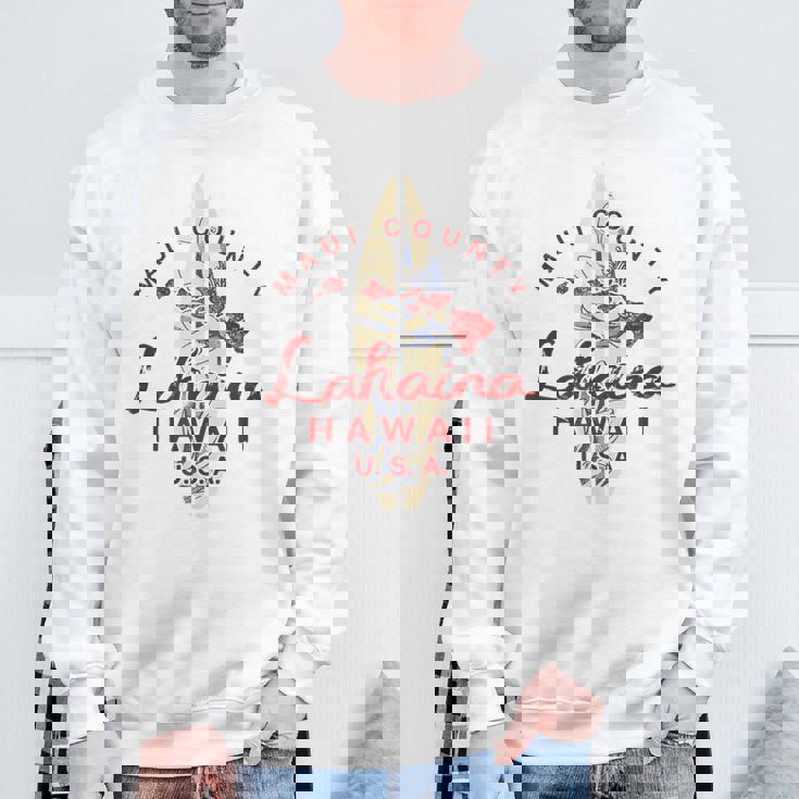 Maui ラハイナ ヴィンテージ ハワイアン諸島 ハワイ スウェットシャツ 高齢者への贈り物