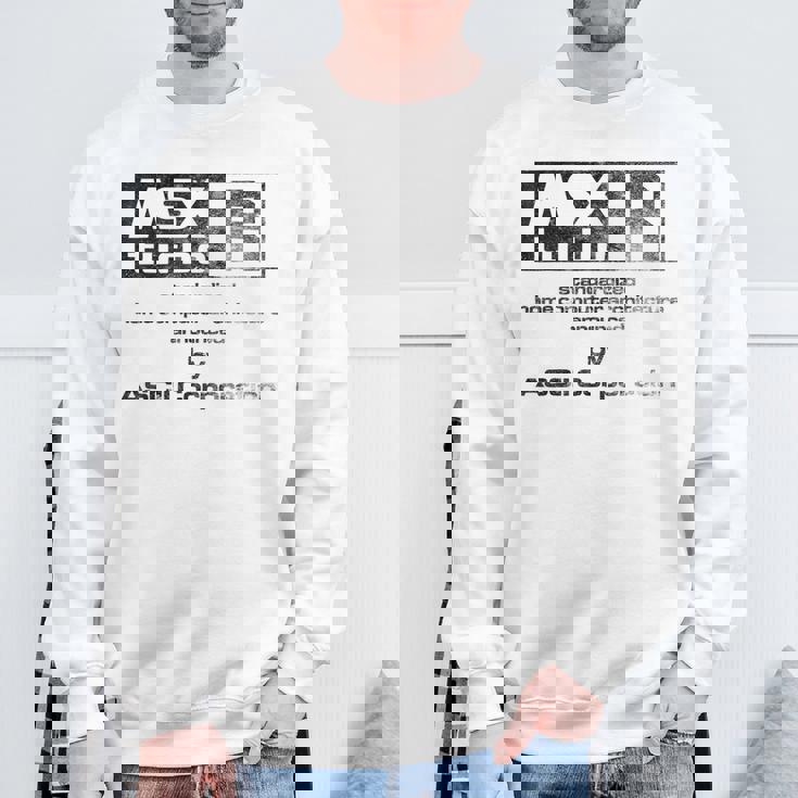 Msx Turbo R グリーン&ストーンウォッシュ効果 スウェットシャツ 高齢者への贈り物