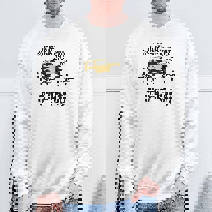 My Heart Beats For オフロード 4X4 Jb74 Gj 4Wd ファンアイボリー スウェットシャツ 高齢者への贈り物