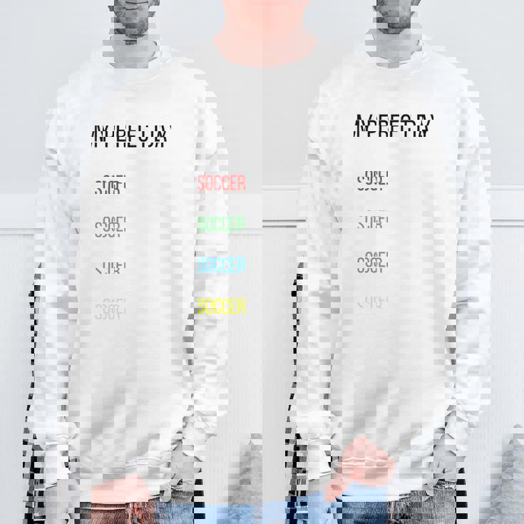 My Perfect Day、サッカー 長袖tシャツ スウェットシャツ 高齢者への贈り物