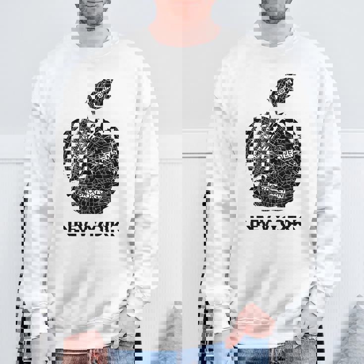 New York City The Big Apple Graphic New York City スウェットシャツ 高齢者への贈り物