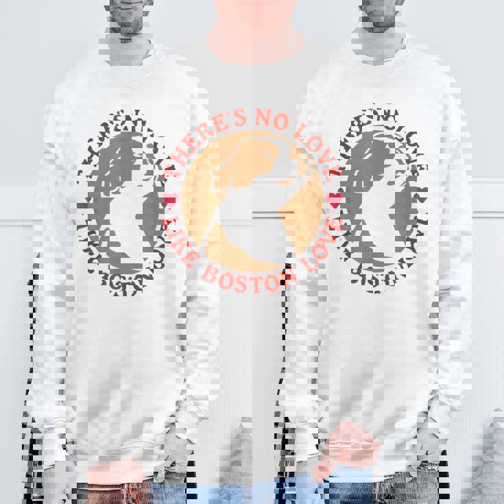 No Love Like Boston Love スウェットシャツ 高齢者への贈り物
