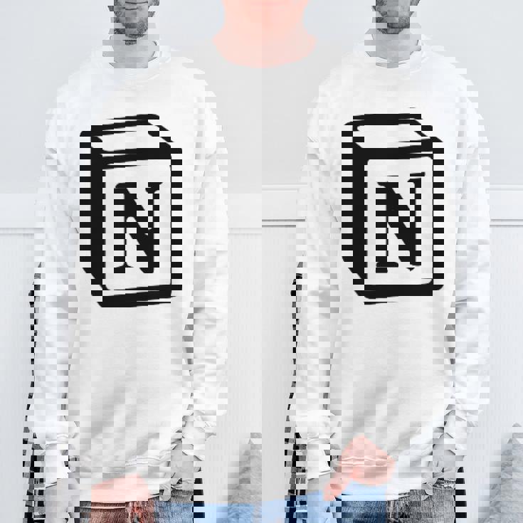 Notion アプリ All Notion Lovers Notion Aesthetic Notionユーザー スウェットシャツ 高齢者への贈り物