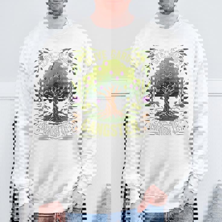 Olive Garden Gangster Olive Tree Graphic 長袖tシャツ スウェットシャツ 高齢者への贈り物