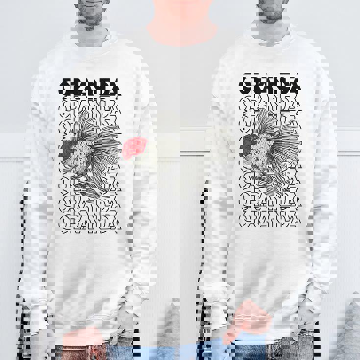 Oranda Goldfish 80年代スタイル ファンシー金魚オーナー スウェットシャツ 高齢者への贈り物