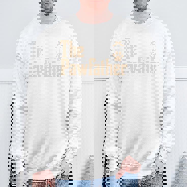 The Pawfather ファニーペット愛好家 ノベルティ 父の日 長袖tシャツ スウェットシャツ 高齢者への贈り物