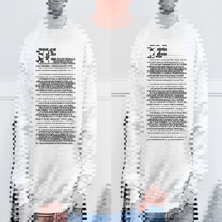 Pi 314 Pi 数字記号 数学 科学ギフト スウェットシャツ 高齢者への贈り物