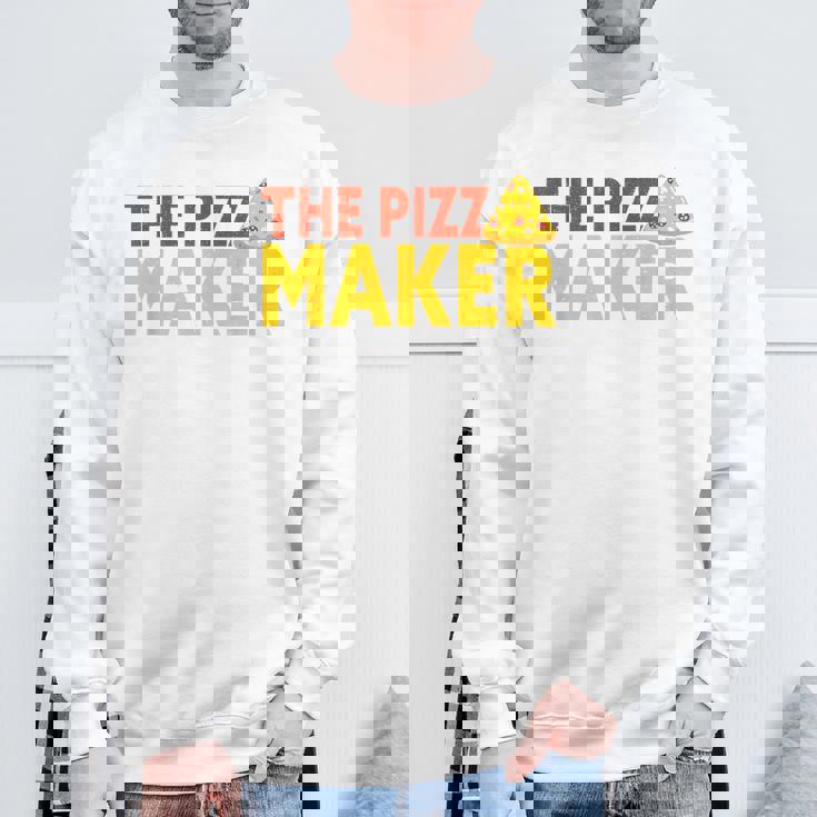 The Pizza Maker Pizza Making スウェットシャツ 高齢者への贈り物