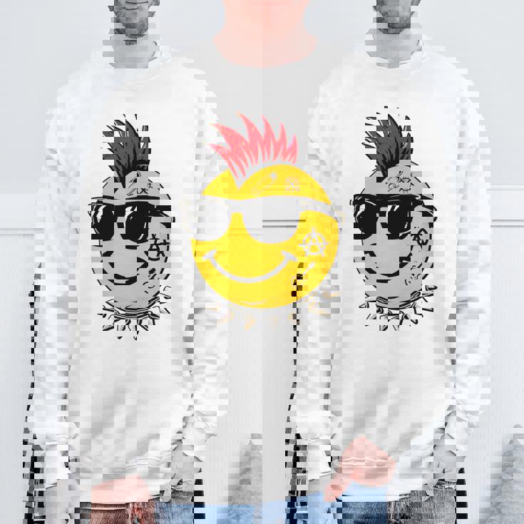 Punker Jumper Iro Anarchy Guitars Punk Rebels 長袖tシャツ スウェットシャツ 高齢者への贈り物