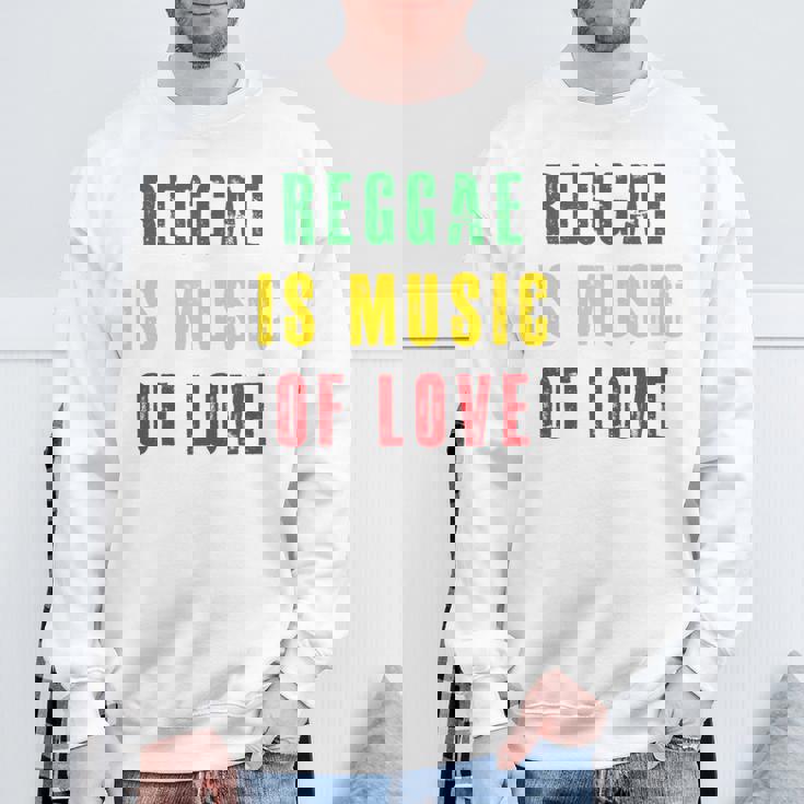 Reggae Is Music Of Love 長袖tシャツ スウェットシャツ 高齢者への贈り物