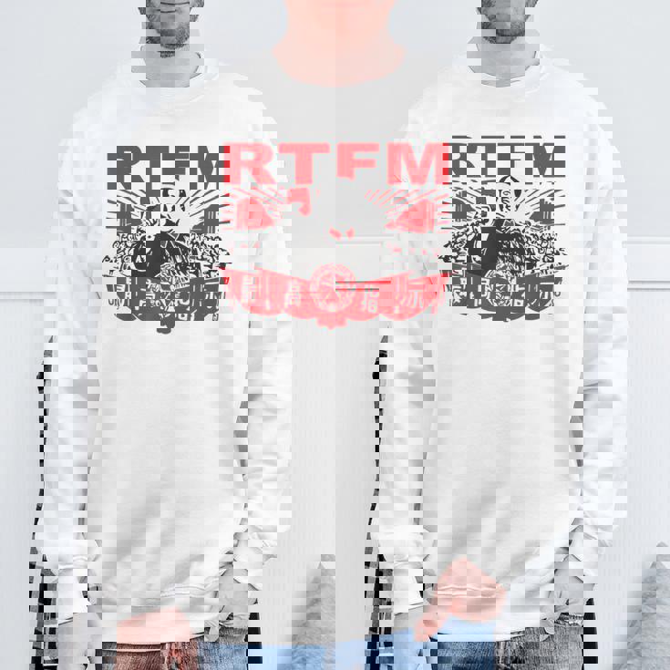 Rtfm ミームをマップ スウェットシャツ 高齢者への贈り物